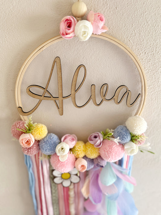 Atrapasueños Alva- Hecho a mano