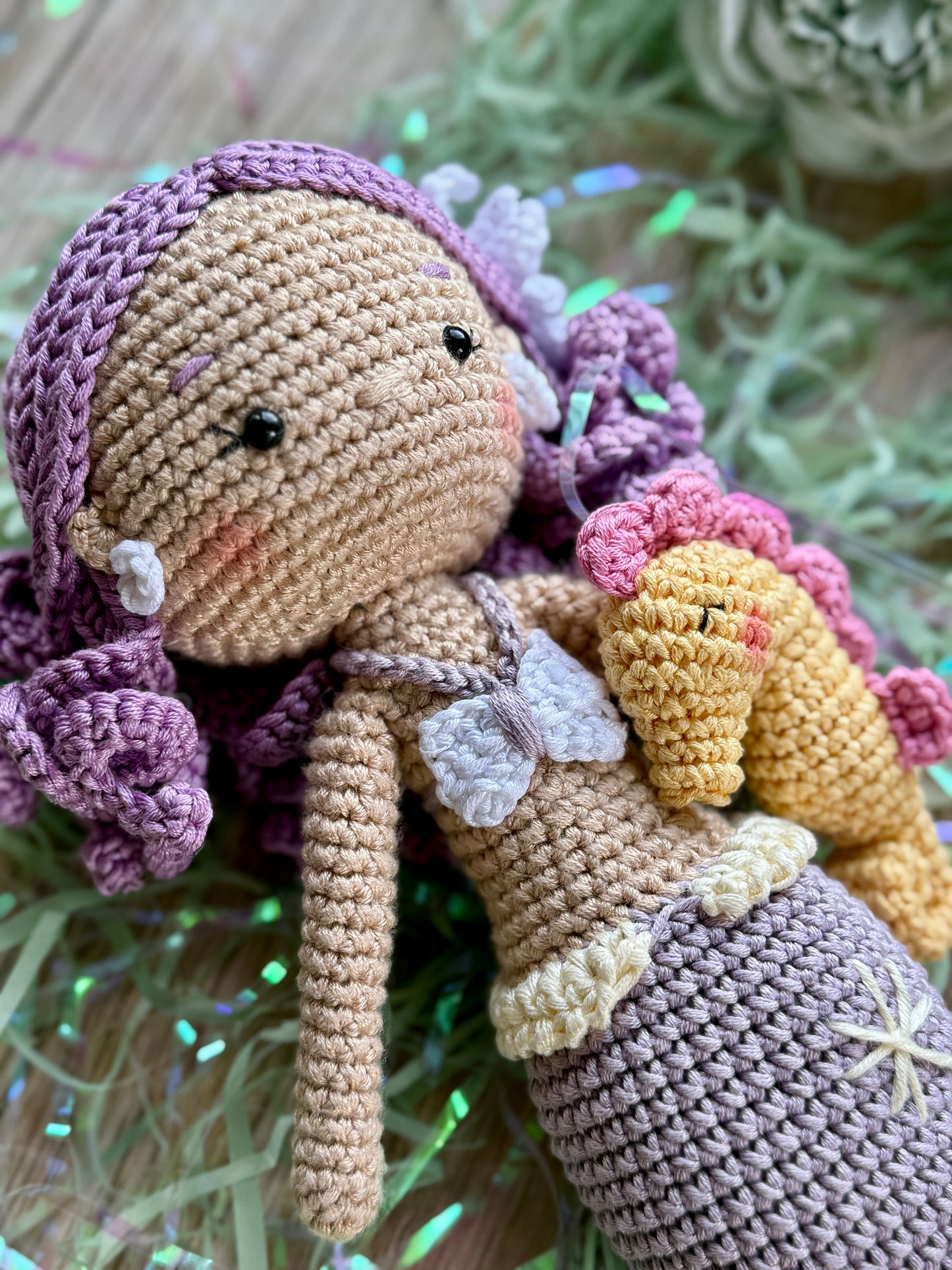 Sirena de lujo ideal para regalar a bebés, niñas o como decoración infantil