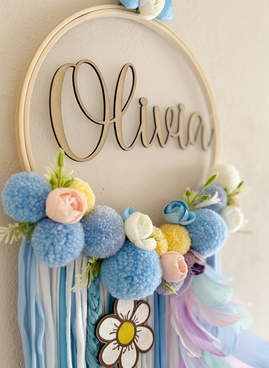 Atrapasueños Olivia- Hecho a mano