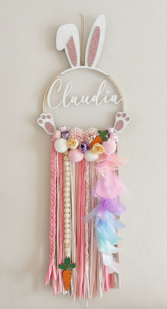 Atrapasueños Conejita- Hecho a mano