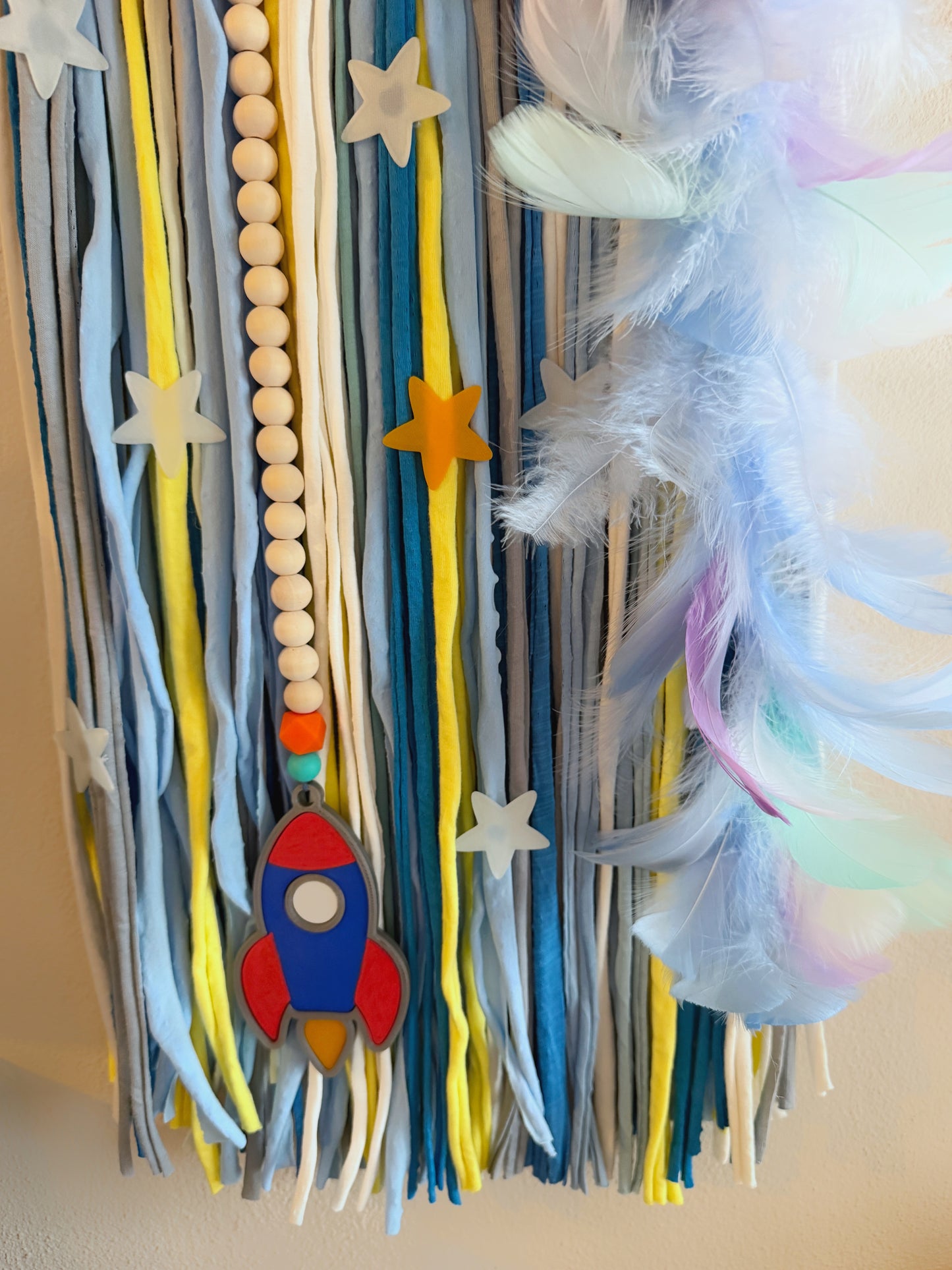 🚀 Atrapasueños Espacio- Hecho a mano