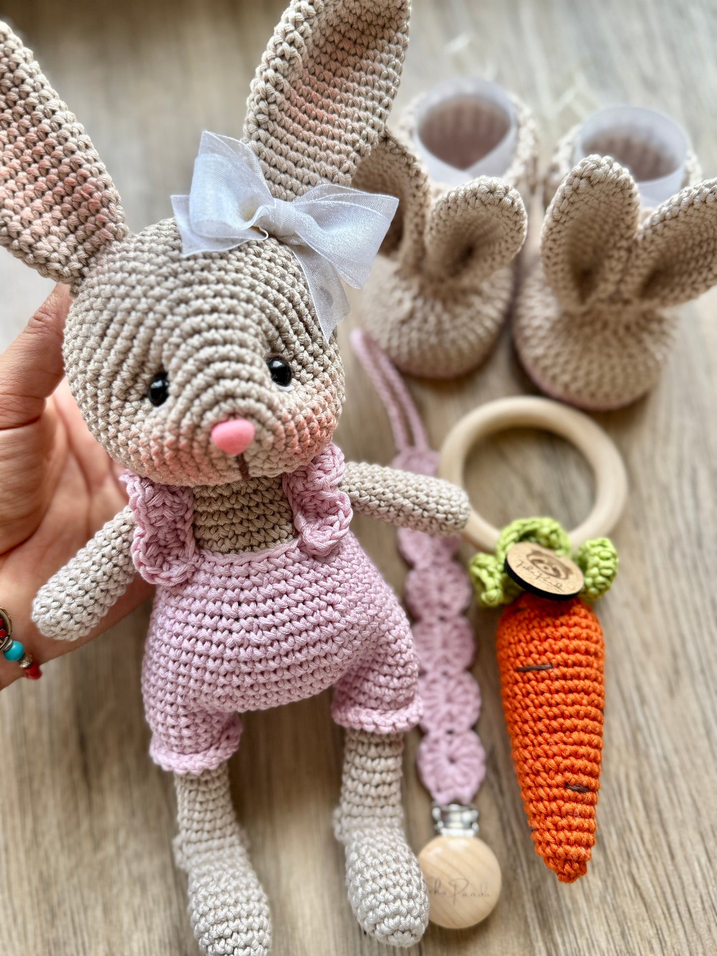 🐰 Kit de la Conejita Sisi unisex – Amigurumi de apego personalizado